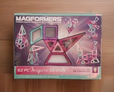 The Magformers Inspire Design 62-Piece Magnetic Building Set
