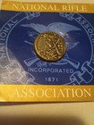 NRA National Rifle Association Brass-Toned Round Pin "We the People" — photo 1
