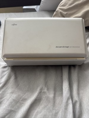 Fujitsu ScanScan S1500M Document Scanner   White   Worn Document Rollers   Parts