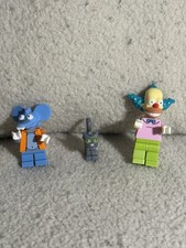 LEGO Simpson's Minifig Lot Snowball II Itchy Krusty Clown 2014 Mini Figures Cat
