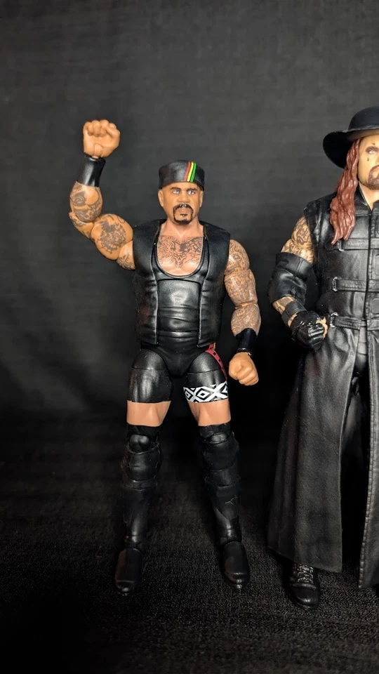 Lot Of 3 Mattel WWE Elite Legends Big Van Vader, The Undertaker, Kama Mustafa - Image 2 of 4