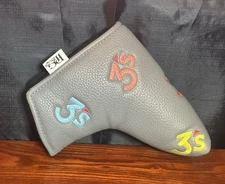 PRG Magnetic Blade Putter Head Cover - 3’s - New