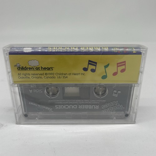 Toddler Tunes Rubber Duckies Cassette Tape Album 1992 Children At Heart *NEW - Afbeelding 2 van 3
