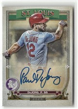 2020 Topps Gypsy Queen #GQA-PD Paul DeJong Autographs GQ Logo Swap #/99