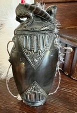 Beh&auml;lter mit Deckel B&uuml;ffelhorn geschnitzt Asien asiatisch