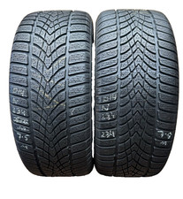 2X245/45R17 99H Extra Load M+S Dunlop SP Winter Sport 4D Tyres 7.5&7.5mm Dt-2014