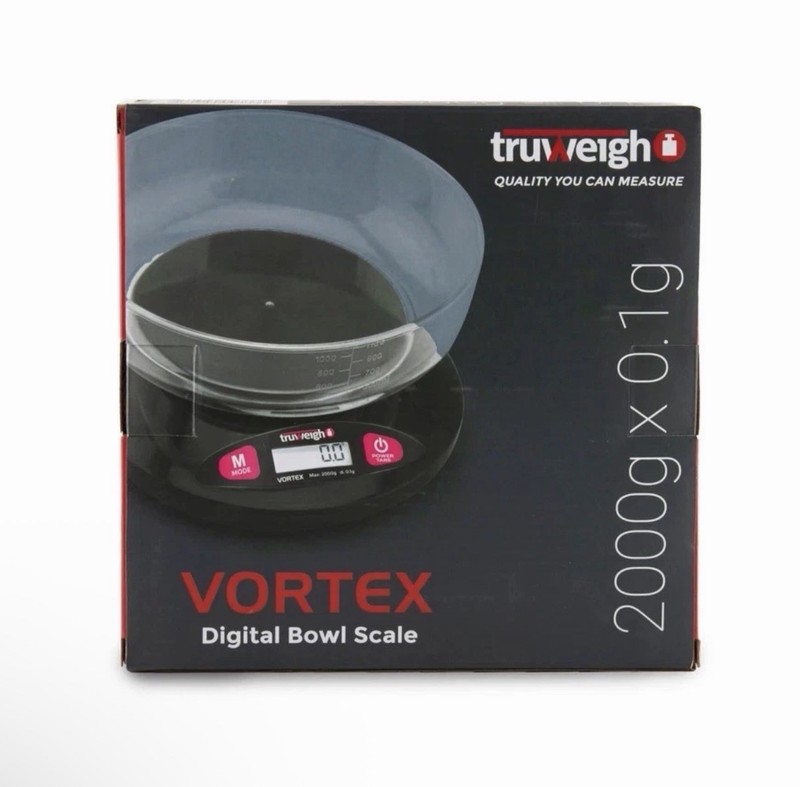 Truweigh Vortex Digital Bowl Scale 5000g x 1g Kitchen Food Scale Free Shipping