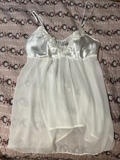 apt.9 white lingerie lace mesh cami top