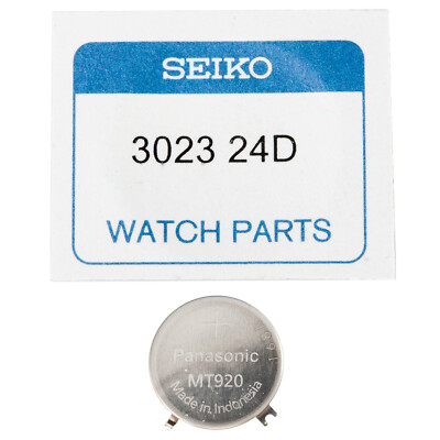 Seiko Battery Mt920s 3023 24d for Seiko Solar Watches V195 V198