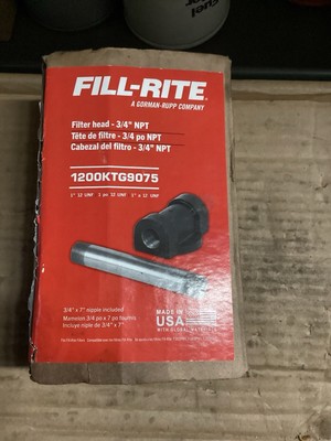 Fill-Rite Filter Head 3/4