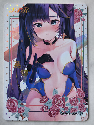Rosebush Garden SSR Selection Holographic Beatuful Waifu Rose Goddess Story