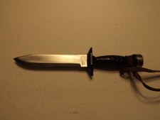 Aqua Lung Dive Knife US Divers Stainless Steel 7" Blade Scuba Divers Japan-VG