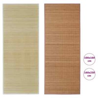 Rug Bamboo Office Home Living Room Flooring Carpet Mat Bedroom Rug vidaXL