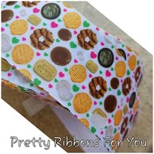 Girl Scouts cookies 2" grosgrain ribbon the listing is for 5 yards total