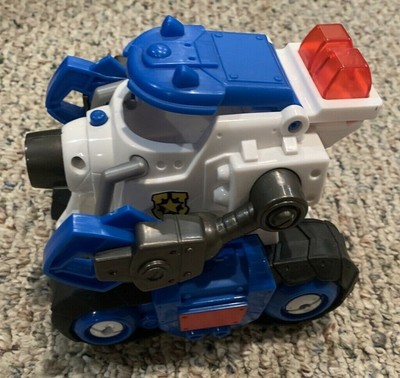 imaginext robot police tank