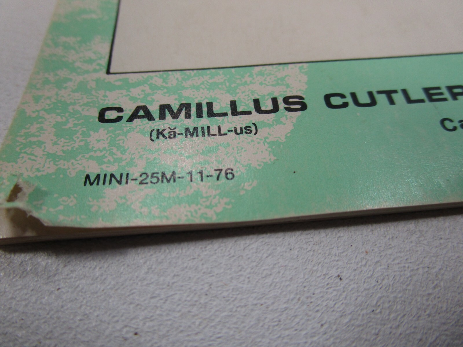 Vintage Camillus pocket knife folding hunting cutlery store dealer catalog  | eBay