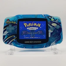 Kyogre Game Boy Advance, Funnyplaying Backlit IPS Screen Pokemon Sapphire Theme
