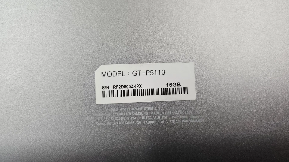 Samsung - Galaxy Tab 2 10.1 - 16GB - Titanium Silver - GT-P5113 - Image 4 of 4