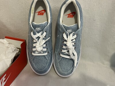 Nike GTS 97 Canvas Skateboarder Surf Shoes Blue Denim Men's