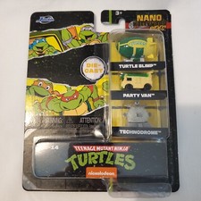 Jada Die-cast Nickelodeon Teenage Mutant Ninja Turtles Nano Hollywood Rides 3Set