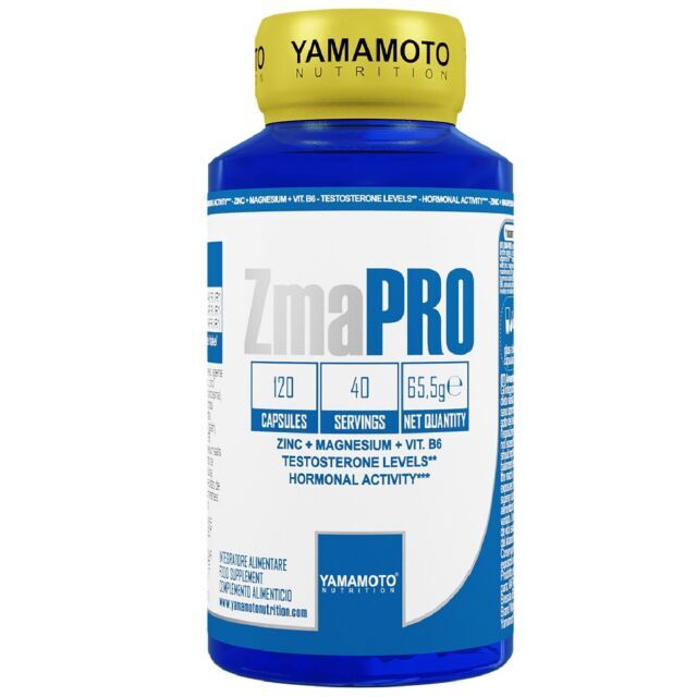 YAMAMOTO ZMA PRO - INTEGRATORE A BASE DI ZINCO, MAGNESIO E VITAMINA B6