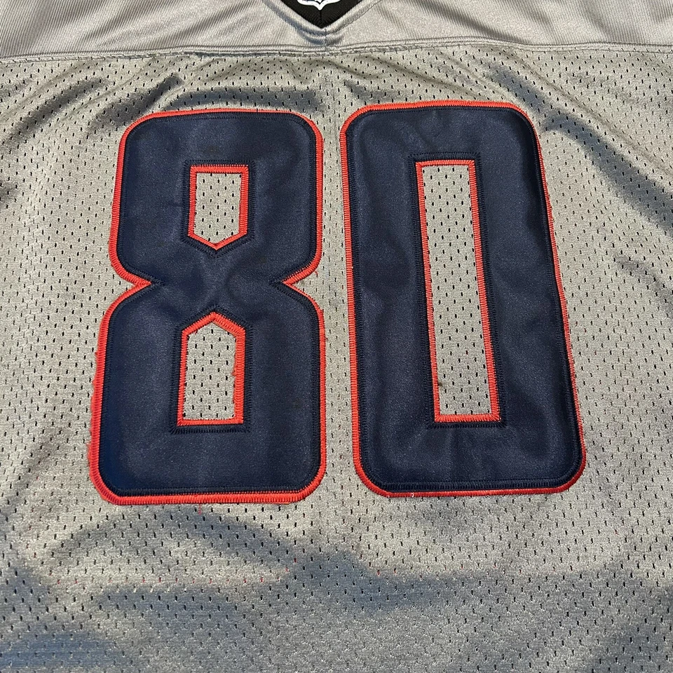 Camiseta Nike Para Hombre Gris XL Sobre el Campo Houston Texans 52 Andre Johnson Cosida Foto 3 de 4