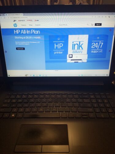 HP 17.3" 1TR, AMD A9-9425 Radeon R5 Cores 2C+3G 3.10Ghz 8GB Win10 - R E A D