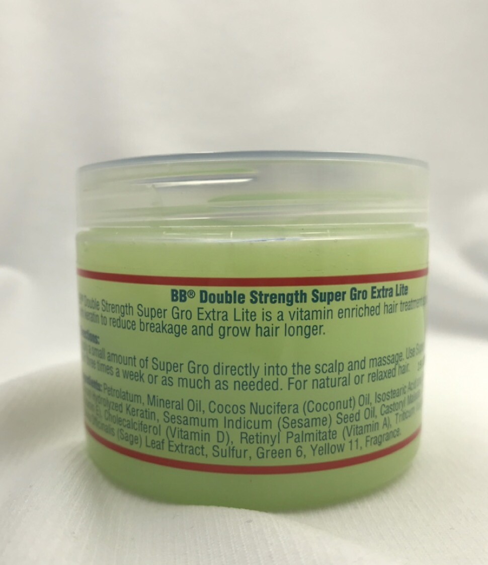 BB EXTRA LITE DOUBLE STRENGTH SUPER GRO CONDITIONER W/ VITAMIN E HAIR