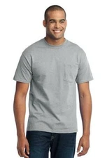 PC55P Port & Company - Core Blend Pocket Tee