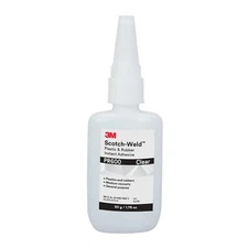 3M Scotch-Weld Plastic & Rubber Instant Adhesive PR600, Clear, 50Gram