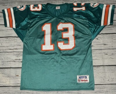 Vintage Dan Marino Miami Dolphins Wilson Jersey Mens Size Large