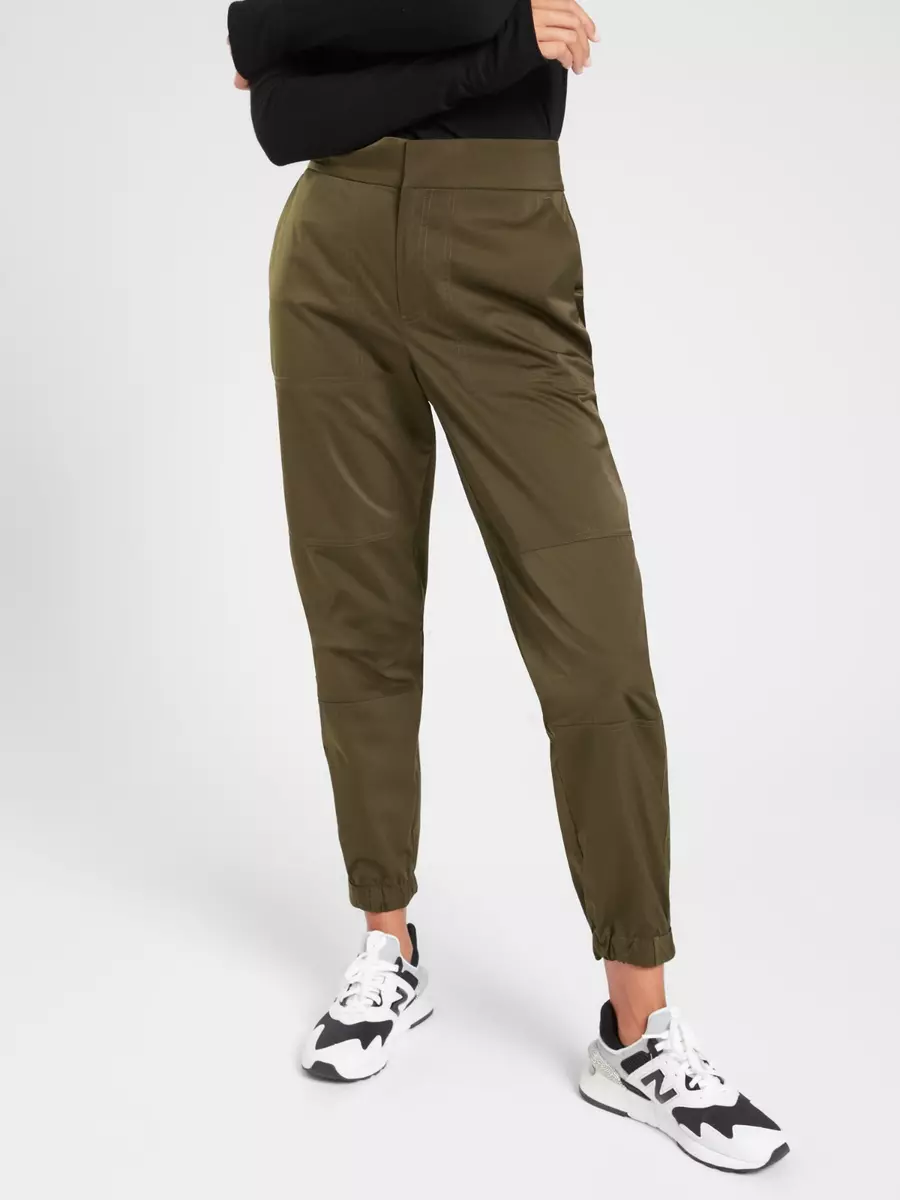 Athleta Olive Green Radiant Jogger Commute Athleisure Travel Pant