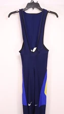 NIKE Men’s Medium Beaver Creek Lightweight Cycling Bike Bib Tights -Blue/Yellow