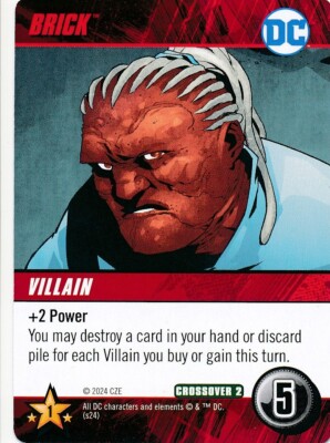 BRICK DC Comics Deck Building Game ART card ARROW REDUX