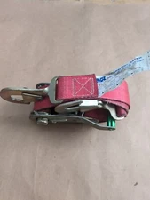 M&R #83350 2" x 6' Ratchet Trailer Red Cargo Strap w/J Hooks NOS 