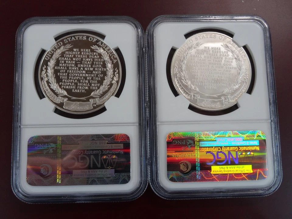 2009-P Lincoln Silver Dollar NGC PF MS 70 US Mint Commemorative $1 Wood Box - Image 3 of 3