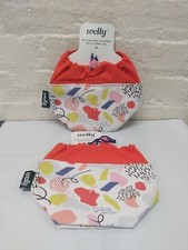 2 Welly First Aid Carry Bag Pouch Small Orange Drawstring