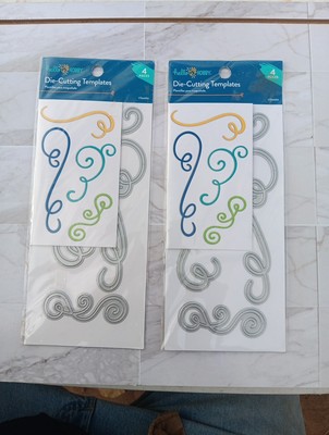 2x NEW Hello Hobby die cutting templates flourishes Flourish Borders
