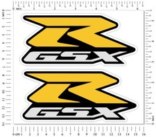 GSXR Suzuki 600 750 1000 Laminated Stickers Set Motorcycle Fairing Logo Decals