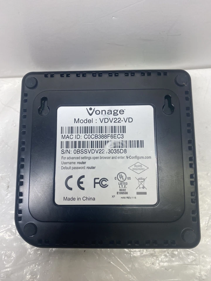 Vonage Router VDV23-VD & VDV22-VD with Power Adapter +Cisco WAP Model VEN401-AT - Image 4 of 4