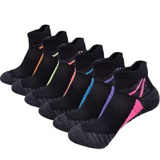 Womens Ankle Socks Athletic Cushioned Breathable Performance Sport Tab Cotton...