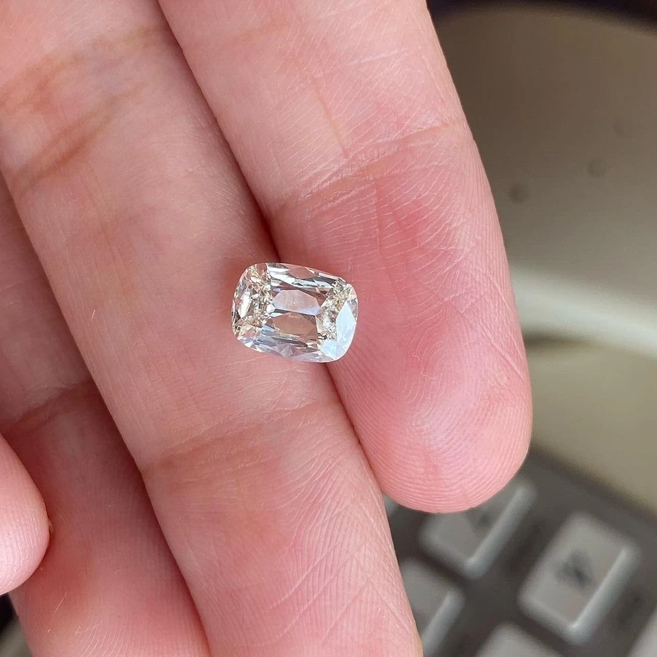 VVS1 5 Ct cushion Cut Loose Diamond 11x9MM D Grade Gemstone 1 +free gift - Image 3 of 4