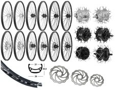 26 / 27,5 / 28 Vorderrad Disc Nabendynamo 6-L...