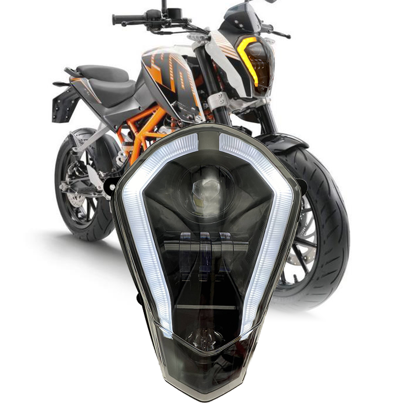 For KTM Duke 390 250 200 125 2011-2019 LED Headlight Assembly Plug