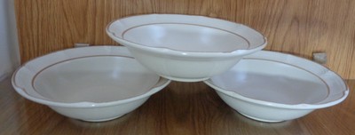 The Covington Edition Japan Stoneware 6 3/4'' Soup Cereal Bowls Set of 3