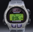 Vtg Timex Ironman Triathlon Digital Watch Women's Day Date 8 Lap NEW BATTERY