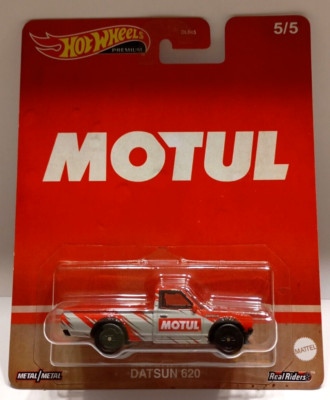 HOT WHEELS PREMIUM DATSUN 620 MOTUL VINTAGE OIL 5/5 POP CULTURE HKC99