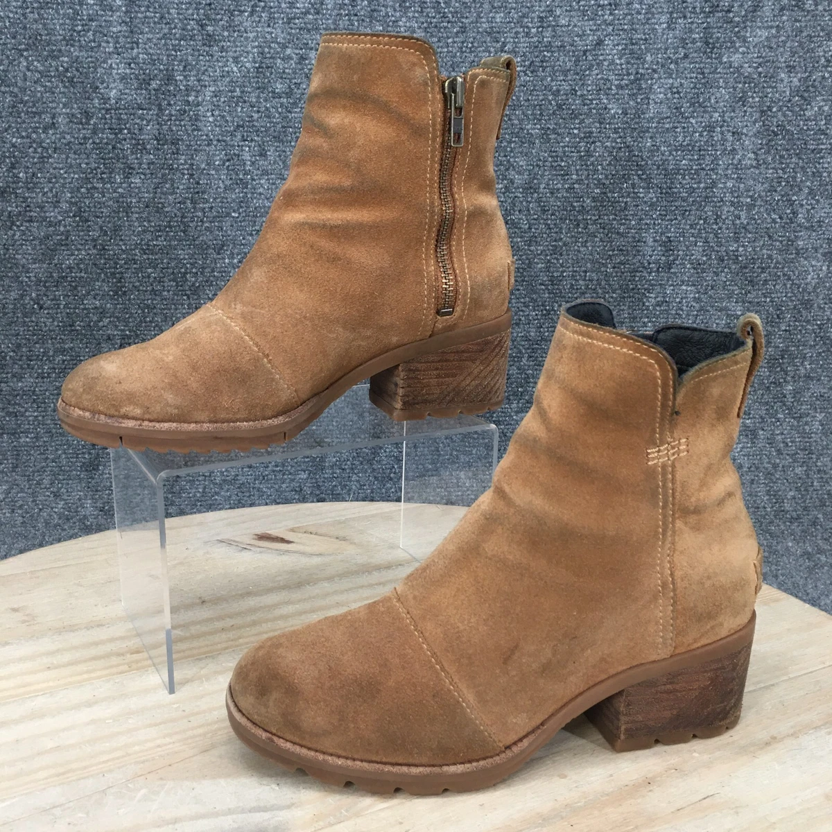 Sorel suede 2025 ankle boots