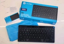 JLab Go Wireless Keyboard, Black, Connect Via Bluetooth or USB Wireless OPEN BOX