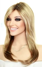 Alessandra Jon Renau  Lace Front Wig 12FS8 | Long Synthetic Monofilament Hair